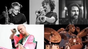 Philipp Gropper/D- Saxophon Luis Vicente/PT - Trompete Kit Downes/GB - Piano Shahzad Ismaily/US - Bass Hamid Drake/US - Schlagzeug