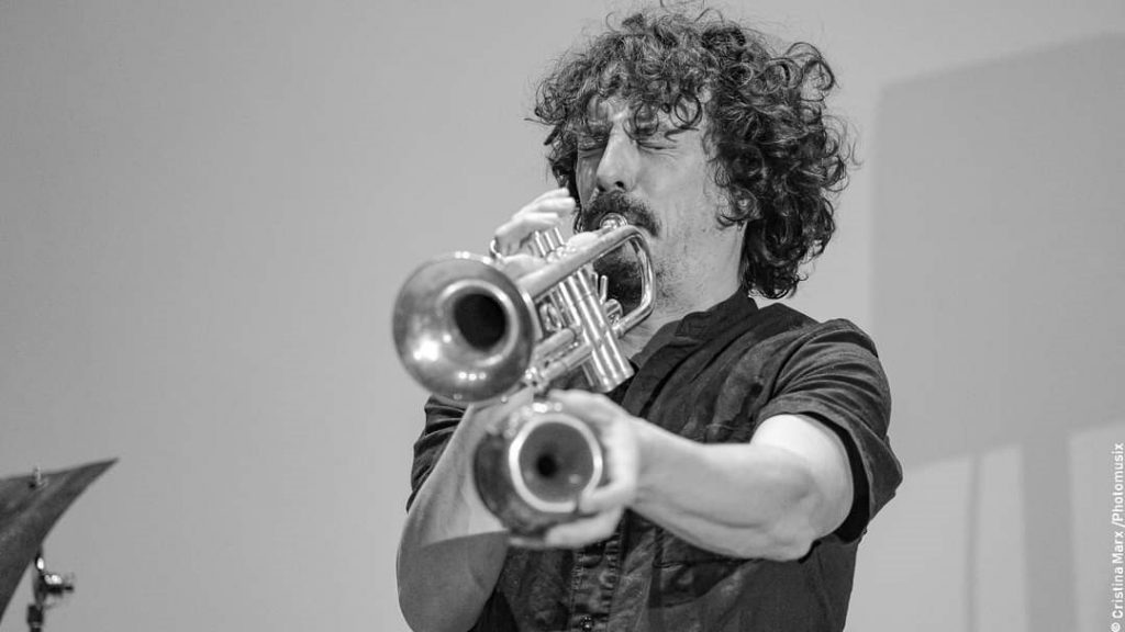Luís Vicente - Trompete beim Internationalen F.I.M Festival für improvisierte Musik