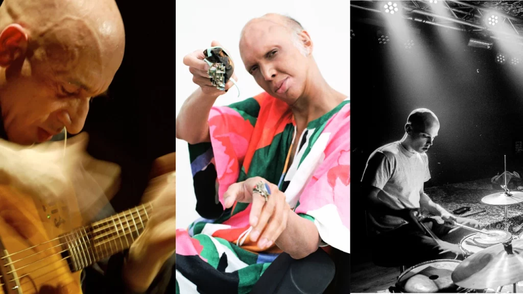 Shahzad Ismaily - b, Elliott Sharp - g, Chris Corsano - dr beim Internatienalen F.I.M. Festival für improvisierte Musik